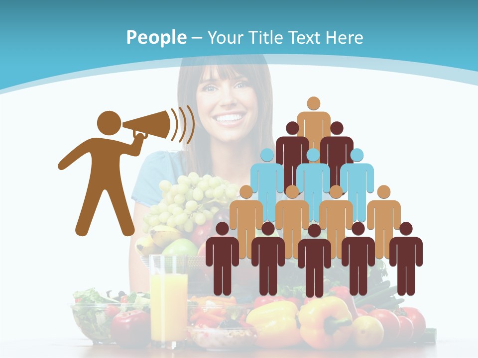 Cheerful Vegetables Cooking PowerPoint Template