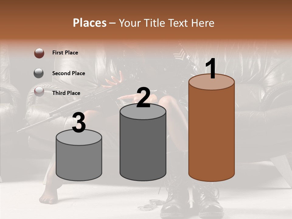 Weapon Sub Machine Weaponry PowerPoint Template