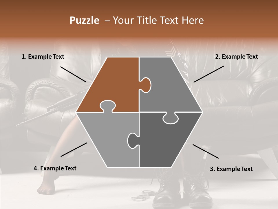 Weapon Sub Machine Weaponry PowerPoint Template