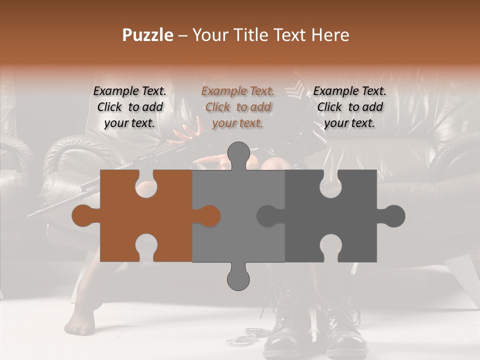 Weapon Sub Machine Weaponry PowerPoint Template