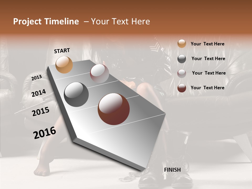 Weapon Sub Machine Weaponry PowerPoint Template