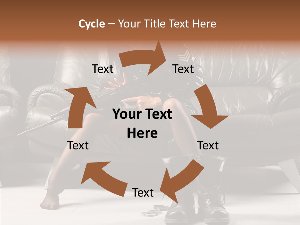 Weapon Sub Machine Weaponry PowerPoint Template