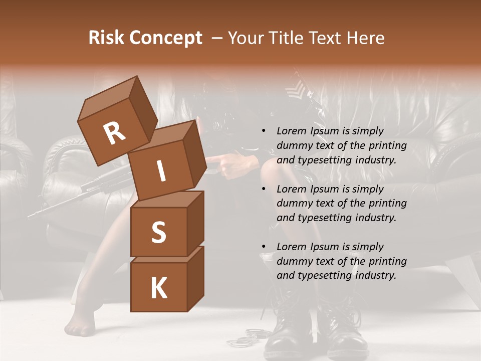 Weapon Sub Machine Weaponry PowerPoint Template