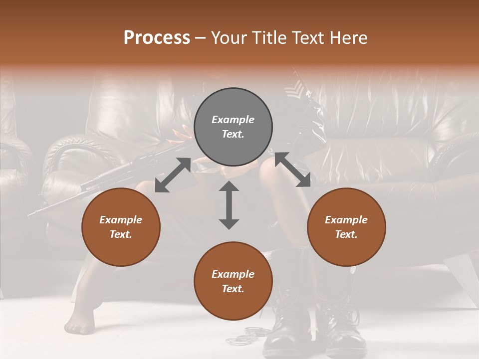 Weapon Sub Machine Weaponry PowerPoint Template