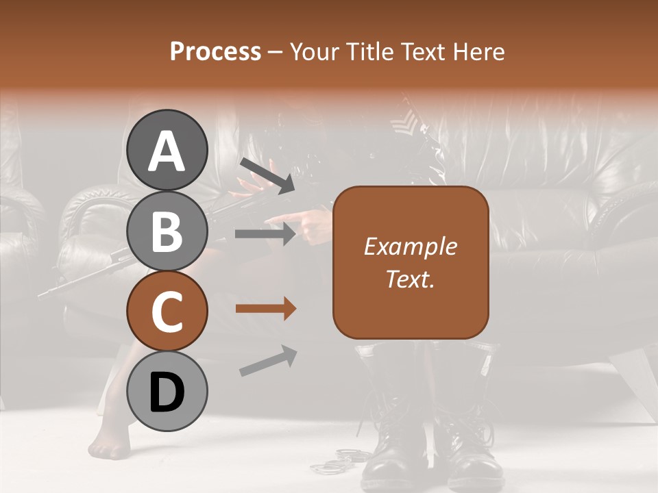 Weapon Sub Machine Weaponry PowerPoint Template