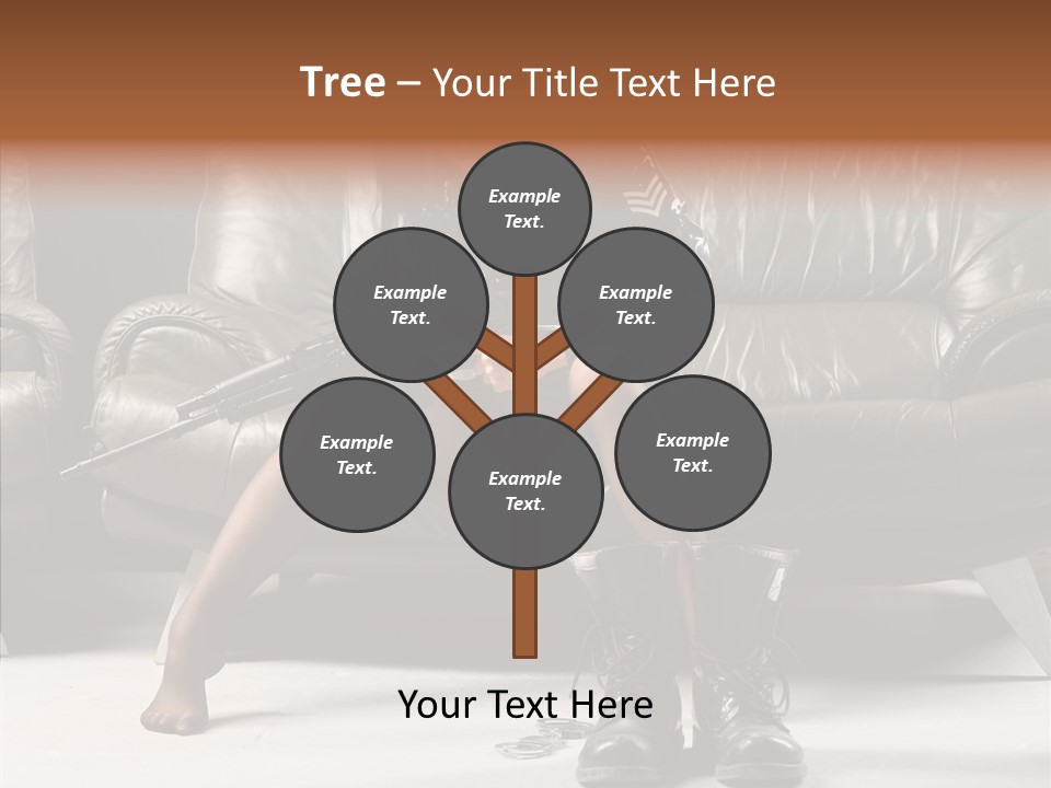 Weapon Sub Machine Weaponry PowerPoint Template