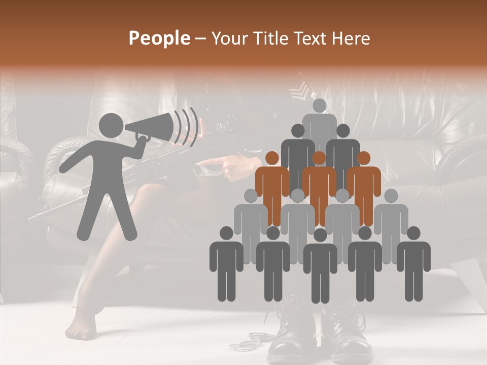 Weapon Sub Machine Weaponry PowerPoint Template