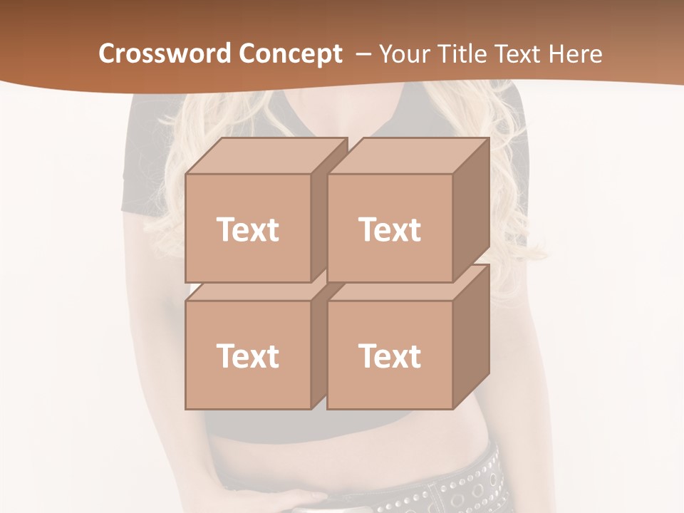 Harmless Jeans Shape PowerPoint Template