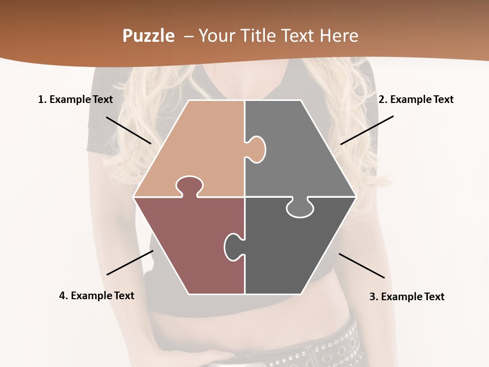 Harmless Jeans Shape PowerPoint Template