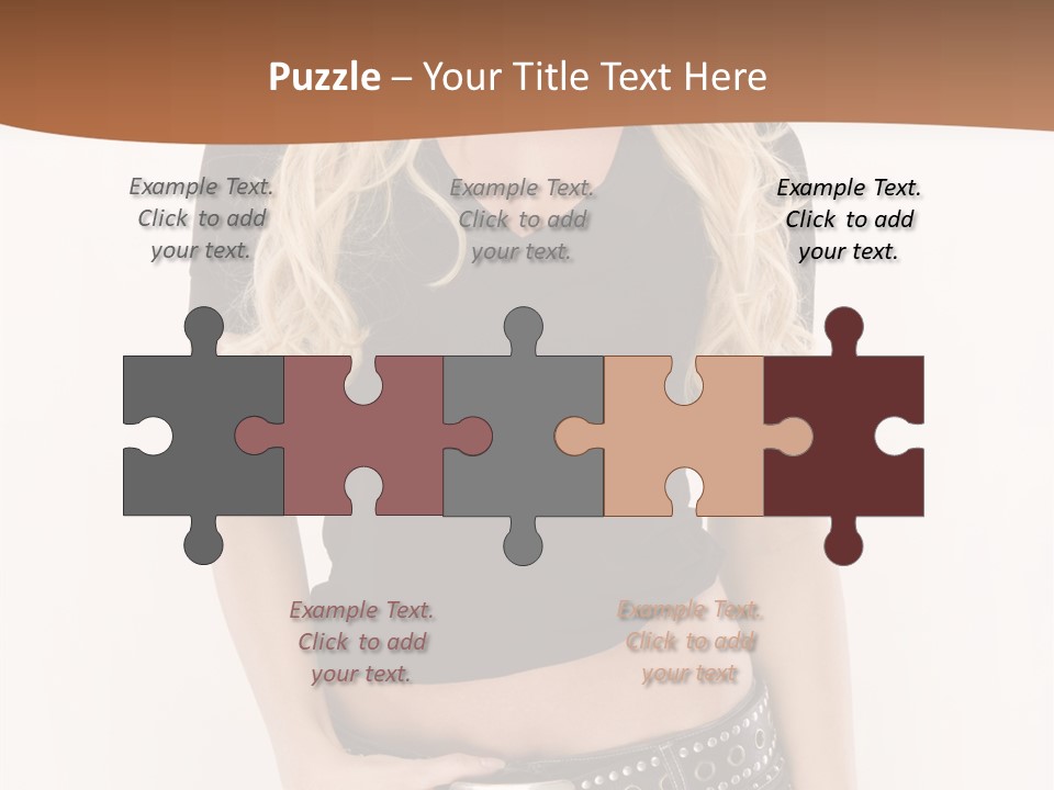 Harmless Jeans Shape PowerPoint Template