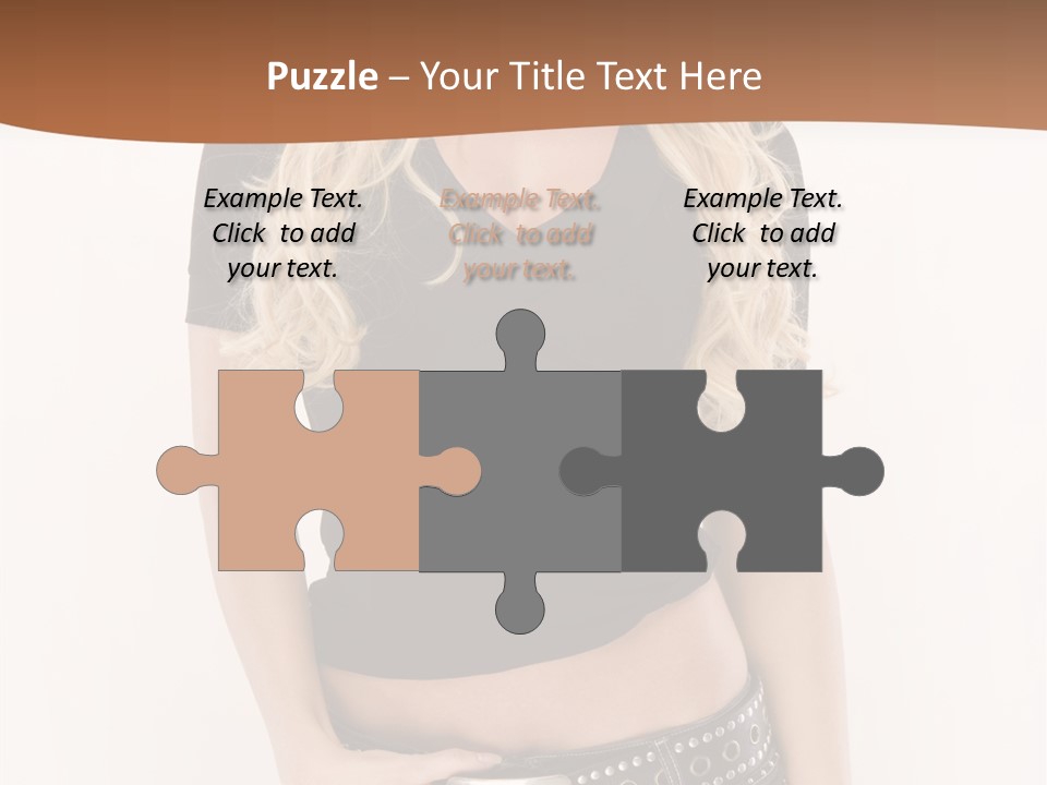 Harmless Jeans Shape PowerPoint Template