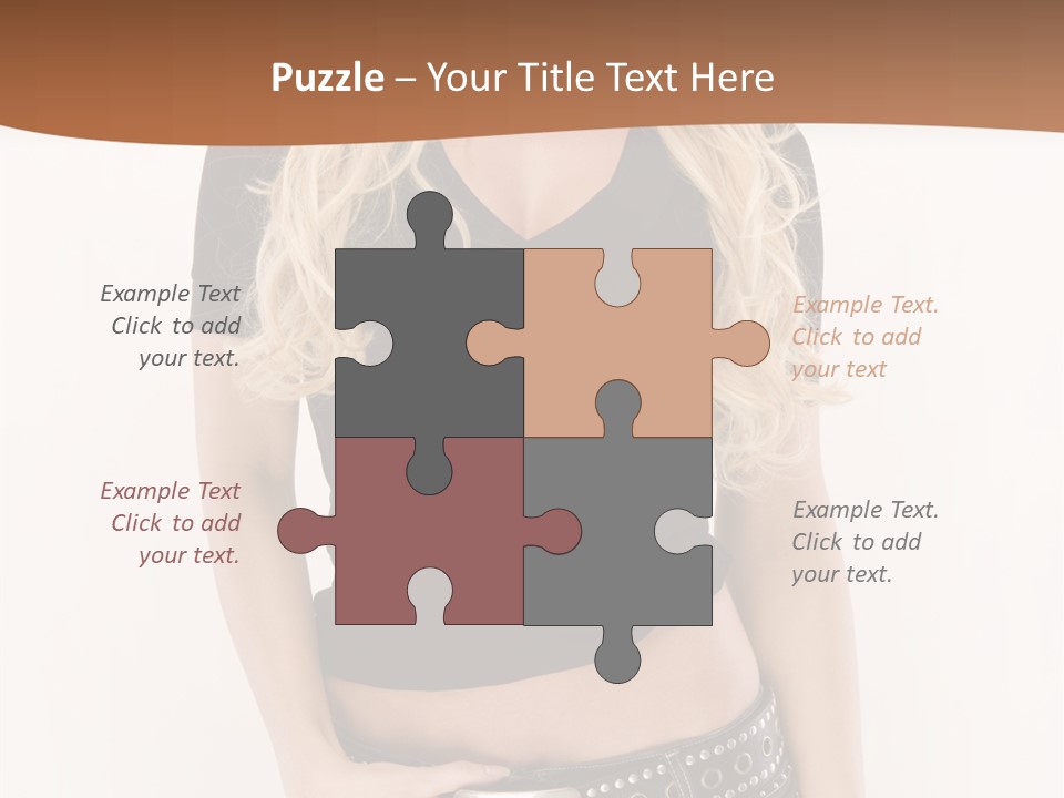 Harmless Jeans Shape PowerPoint Template