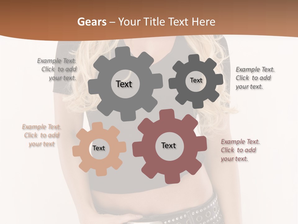 Harmless Jeans Shape PowerPoint Template