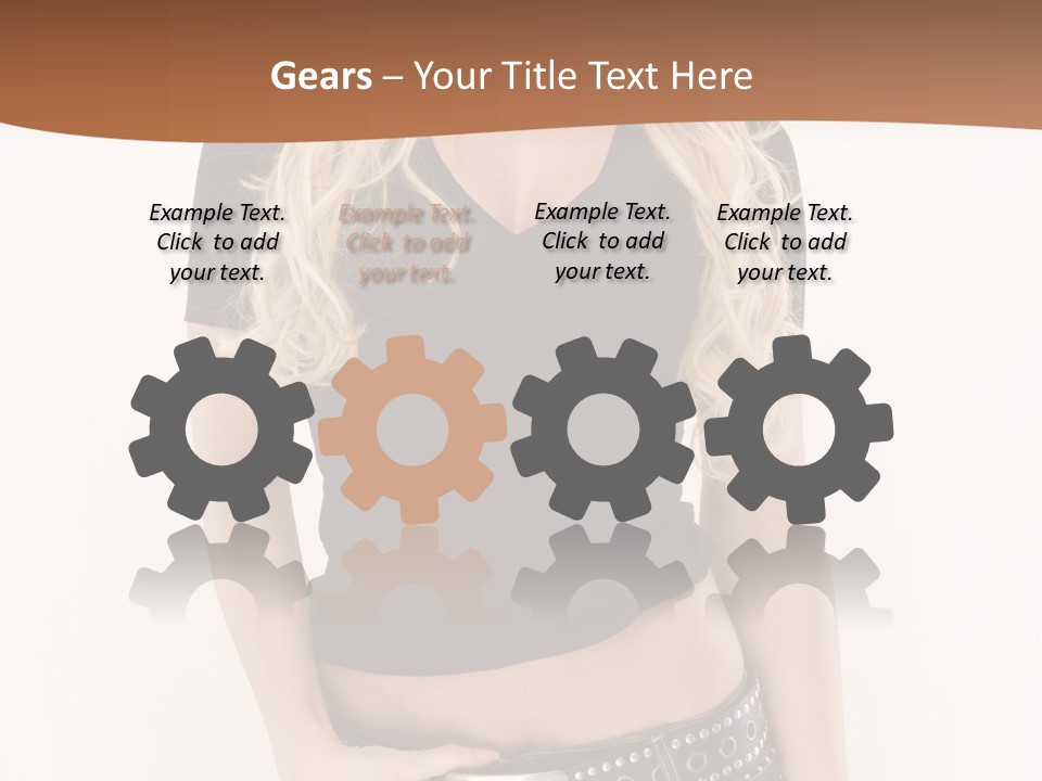 Harmless Jeans Shape PowerPoint Template