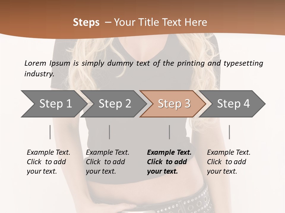 Harmless Jeans Shape PowerPoint Template