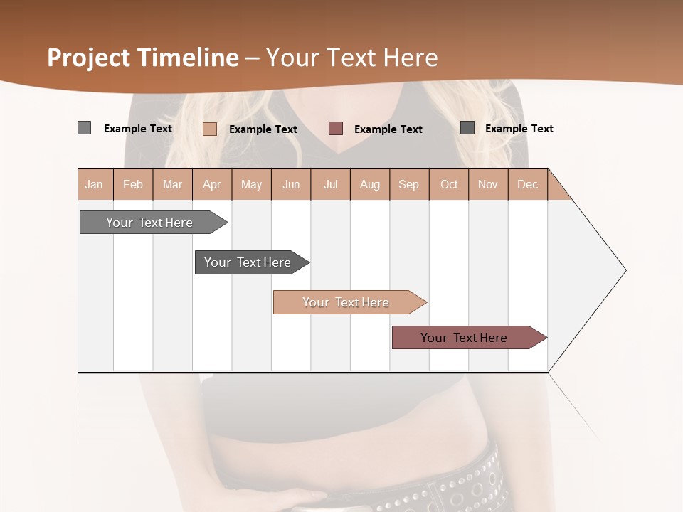 Harmless Jeans Shape PowerPoint Template