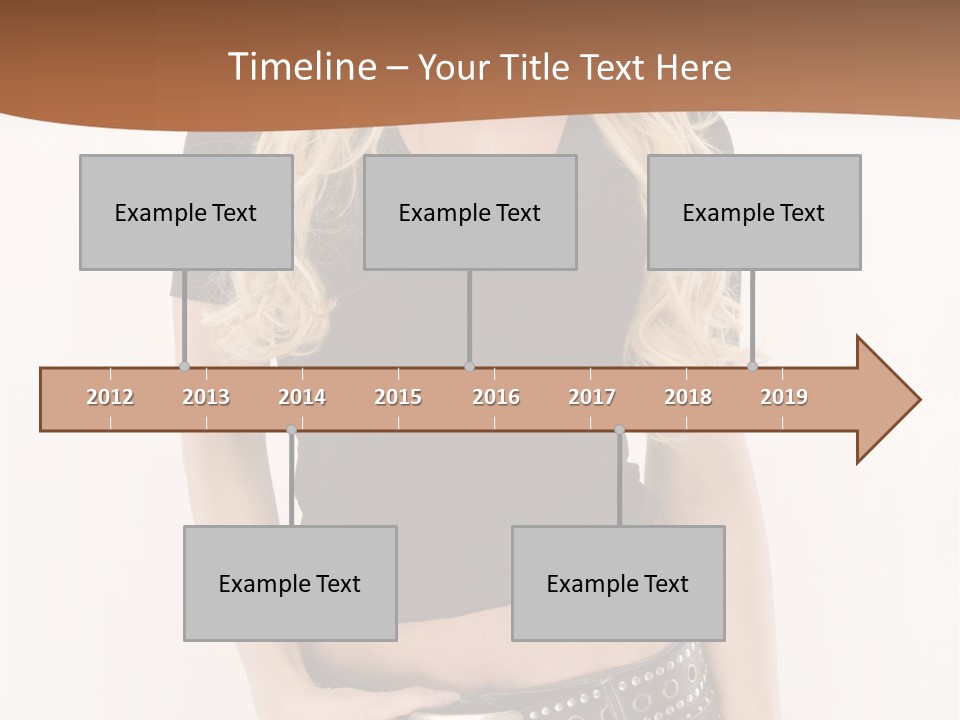 Harmless Jeans Shape PowerPoint Template