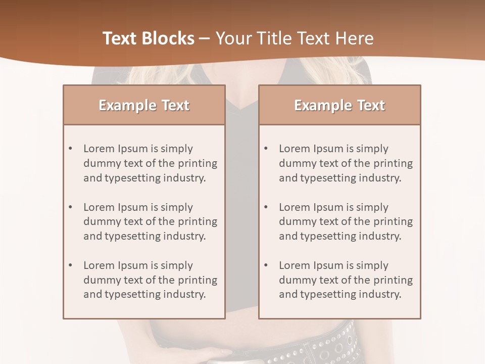 Harmless Jeans Shape PowerPoint Template
