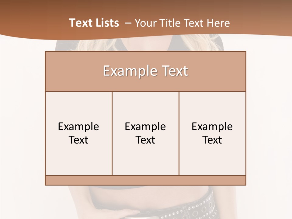 Harmless Jeans Shape PowerPoint Template