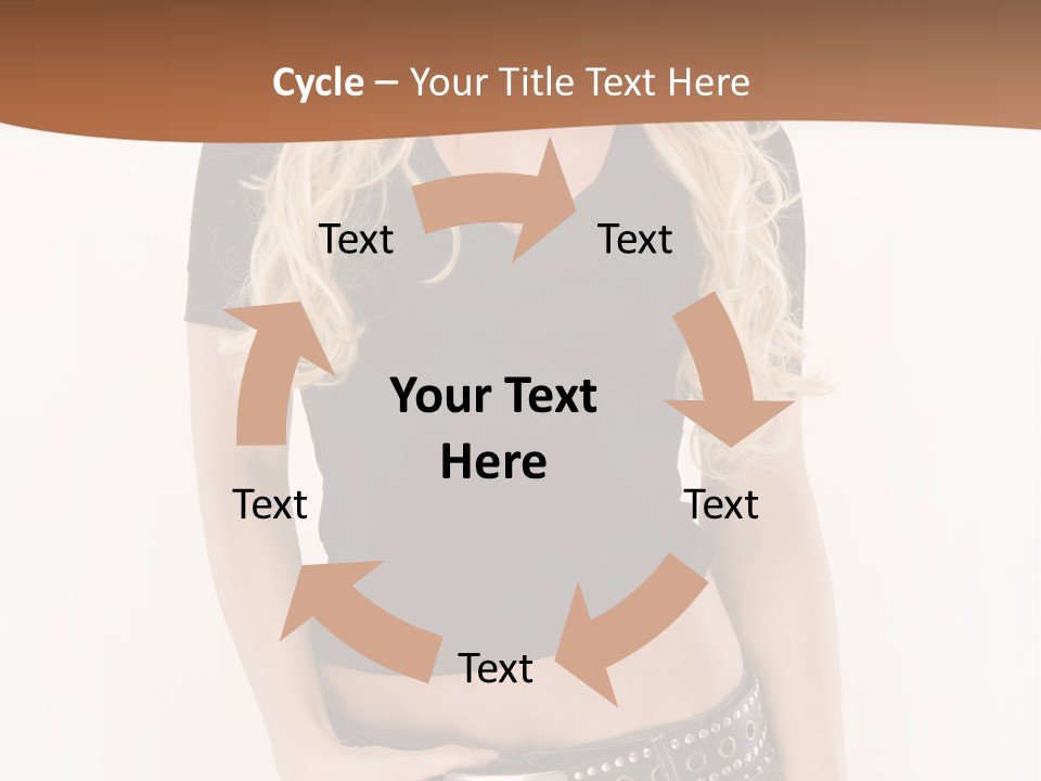 Harmless Jeans Shape PowerPoint Template