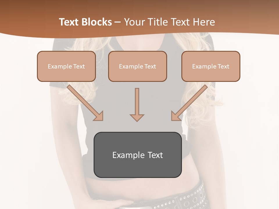 Harmless Jeans Shape PowerPoint Template