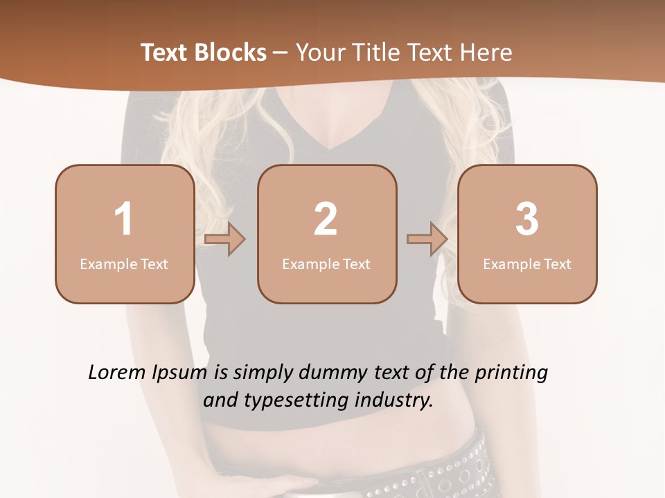 Harmless Jeans Shape PowerPoint Template