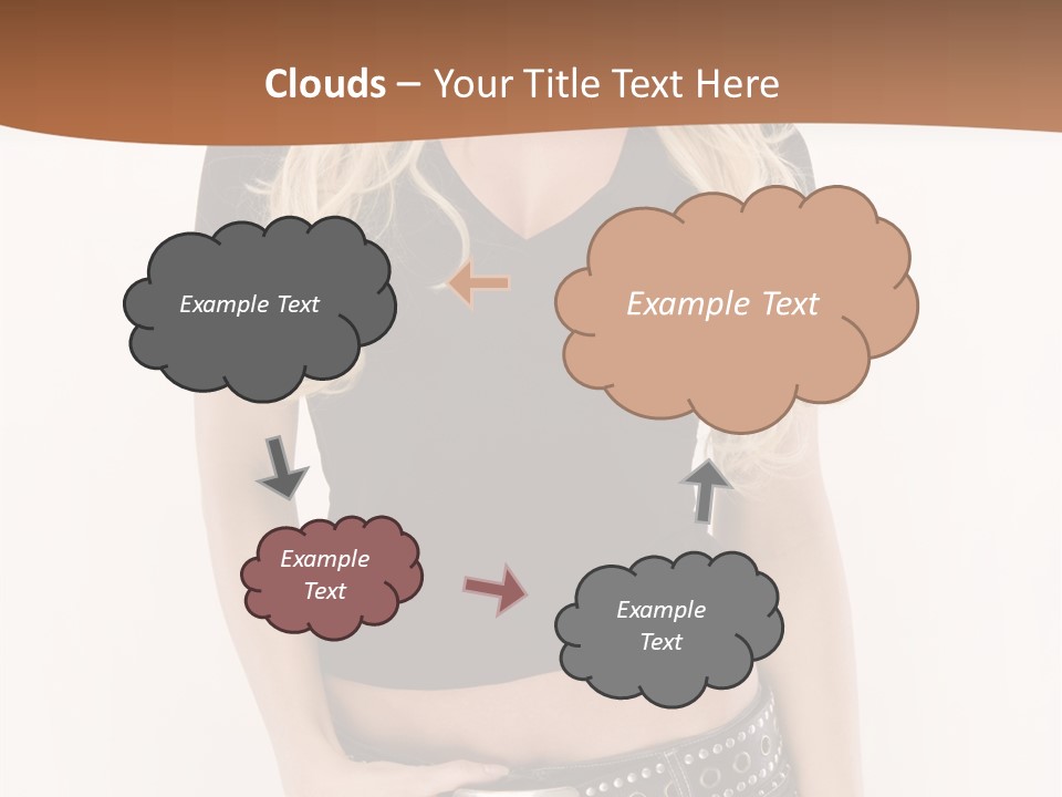 Harmless Jeans Shape PowerPoint Template