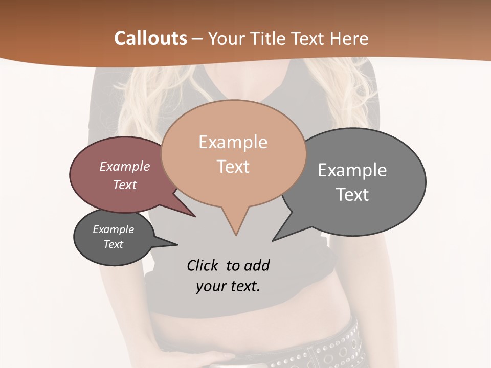 Harmless Jeans Shape PowerPoint Template