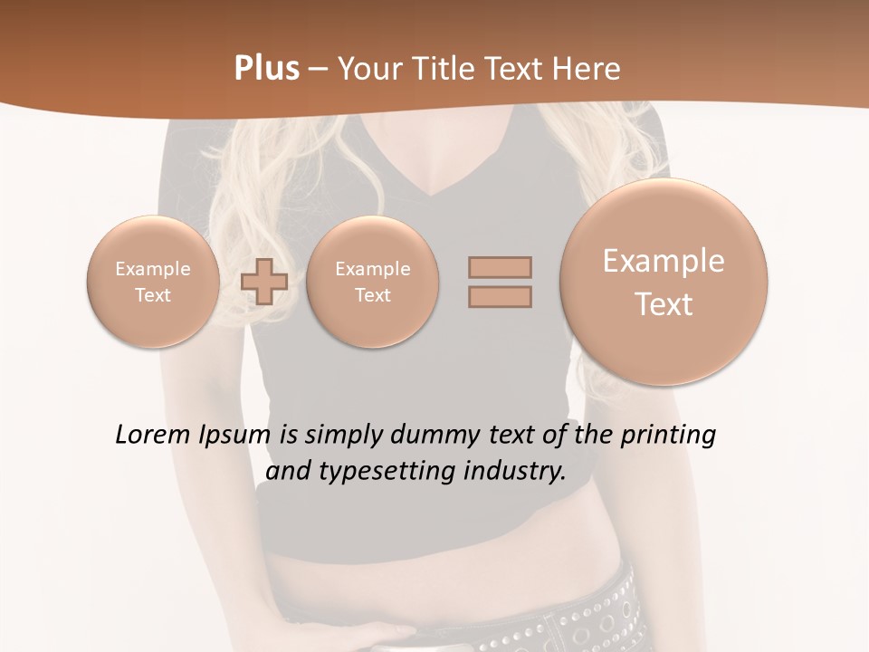 Harmless Jeans Shape PowerPoint Template