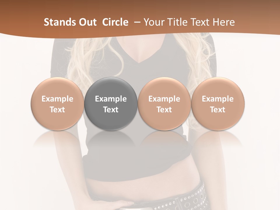 Harmless Jeans Shape PowerPoint Template