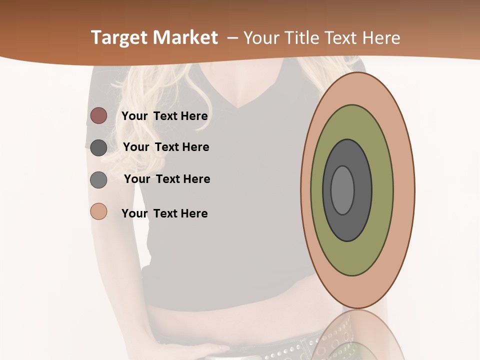 Harmless Jeans Shape PowerPoint Template