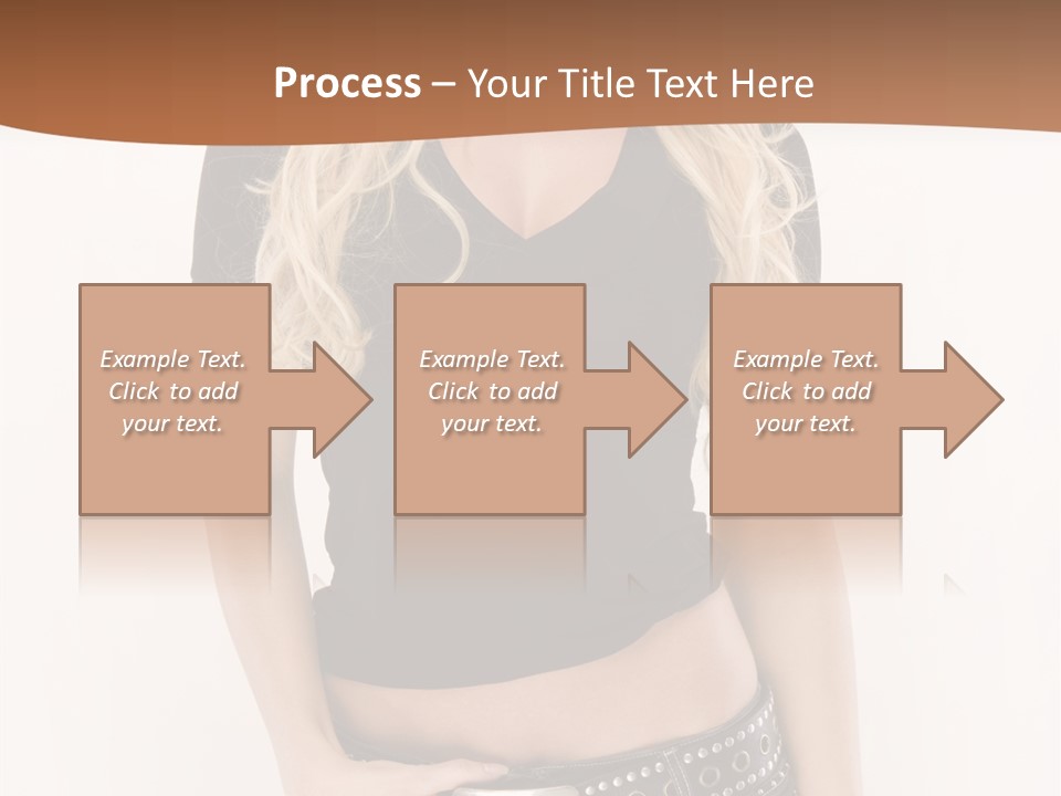 Harmless Jeans Shape PowerPoint Template