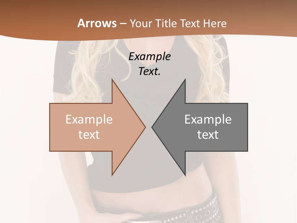 Harmless Jeans Shape PowerPoint Template