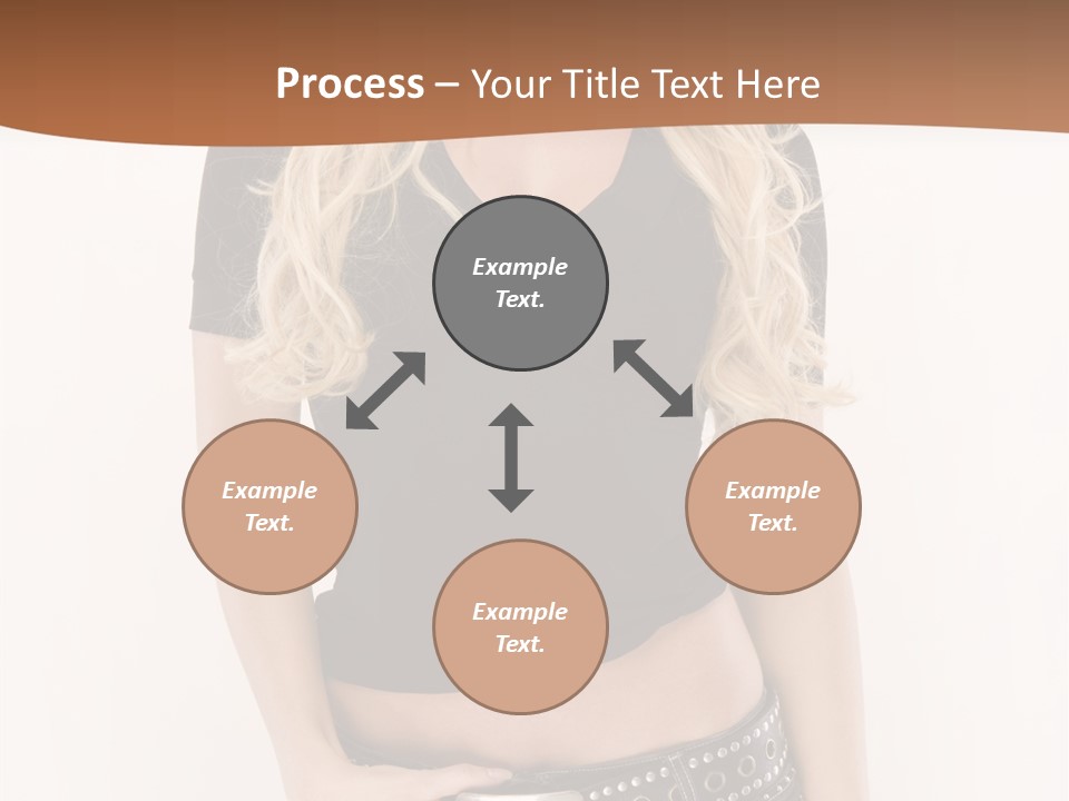 Harmless Jeans Shape PowerPoint Template