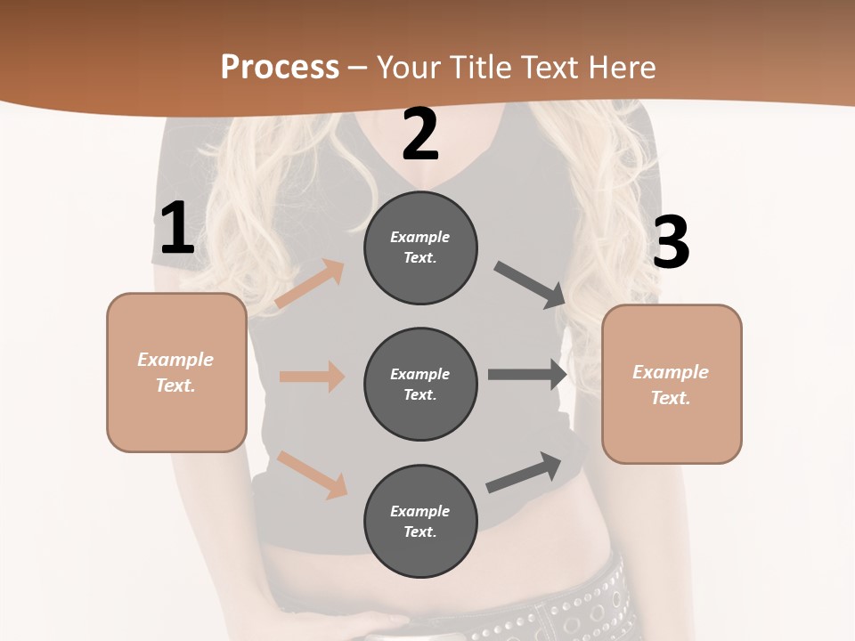 Harmless Jeans Shape PowerPoint Template