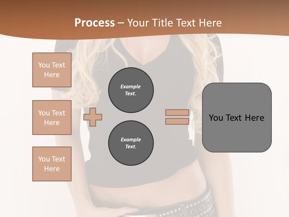 Harmless Jeans Shape PowerPoint Template