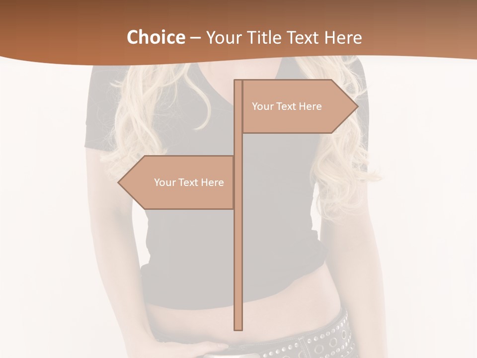 Harmless Jeans Shape PowerPoint Template