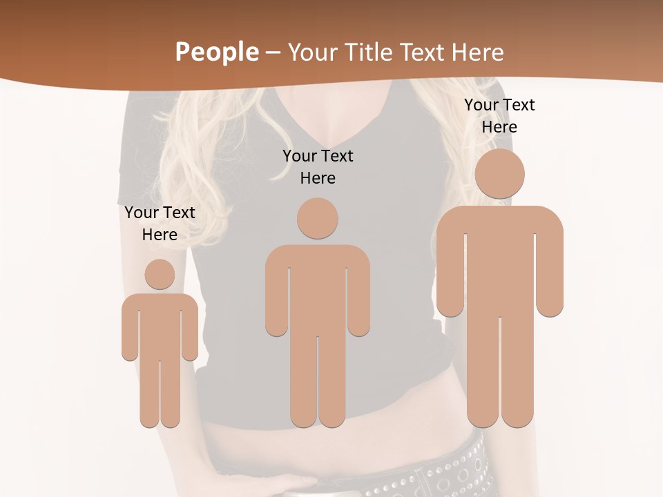 Harmless Jeans Shape PowerPoint Template