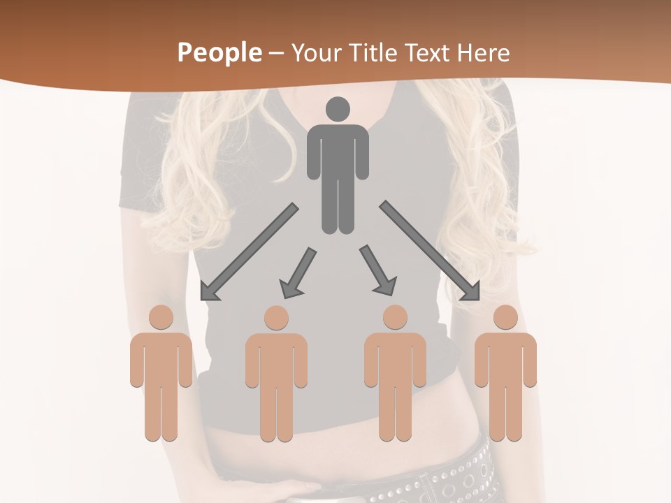 Harmless Jeans Shape PowerPoint Template