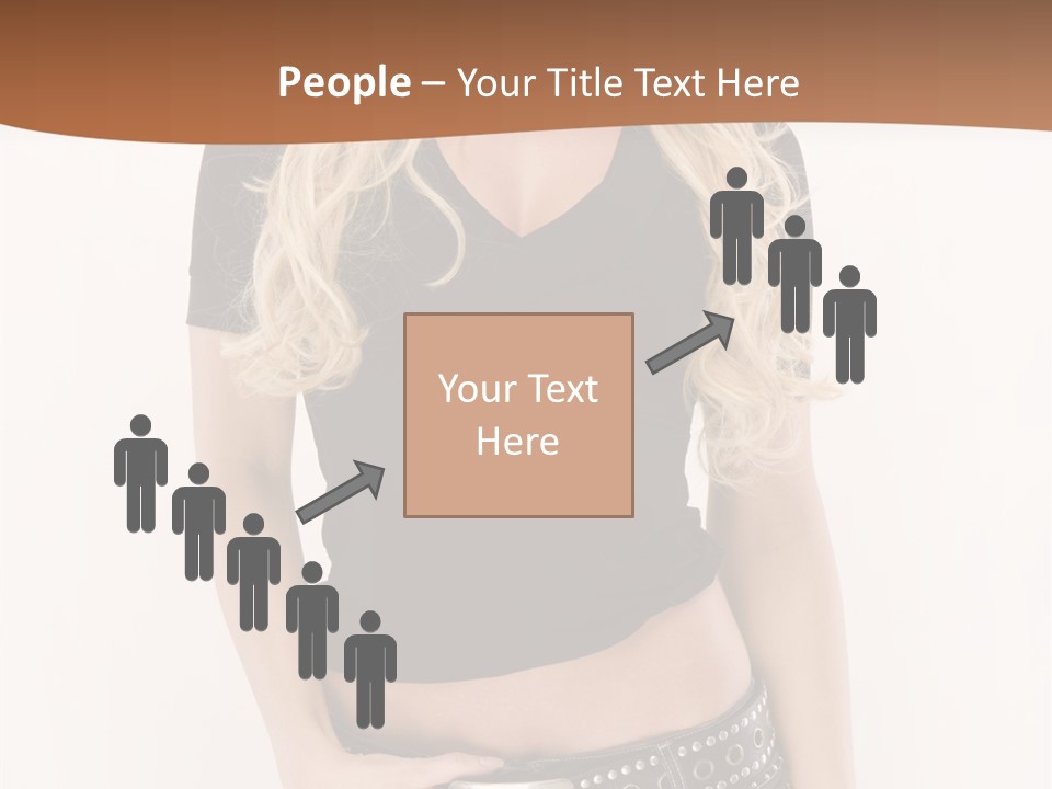 Harmless Jeans Shape PowerPoint Template