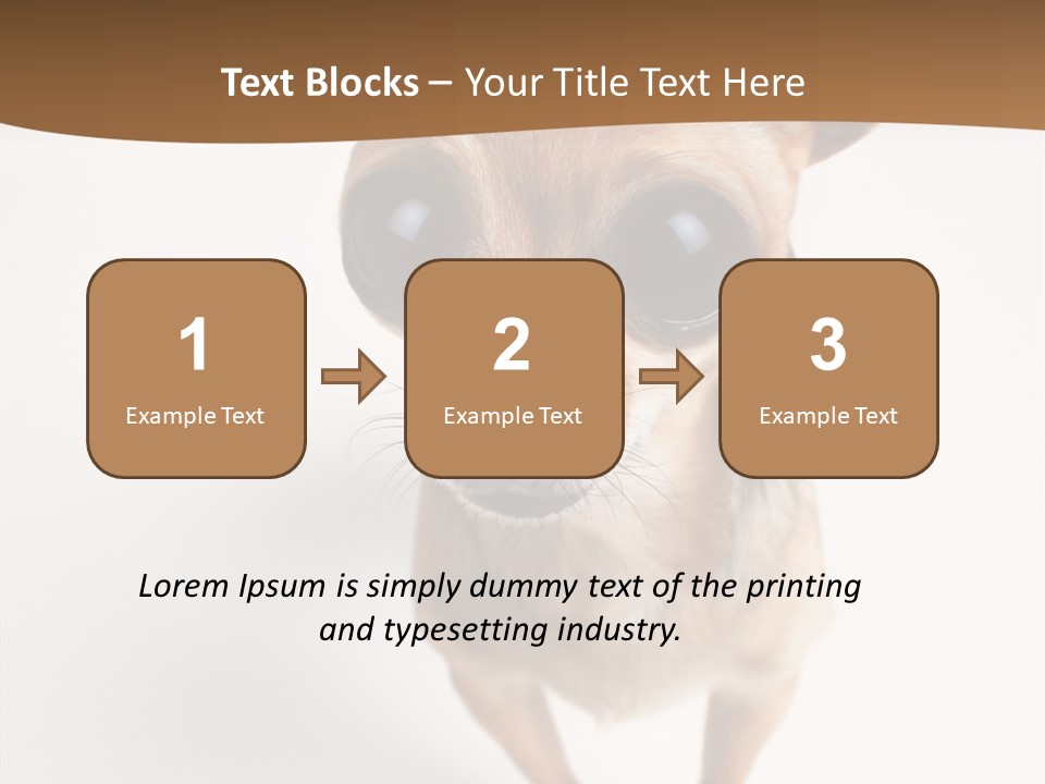 Chihuahua Funny Mutt PowerPoint Template