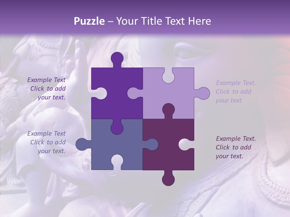 Deity Sculpture Religious PowerPoint Template