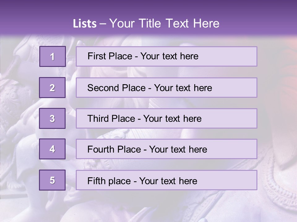 Deity Sculpture Religious PowerPoint Template