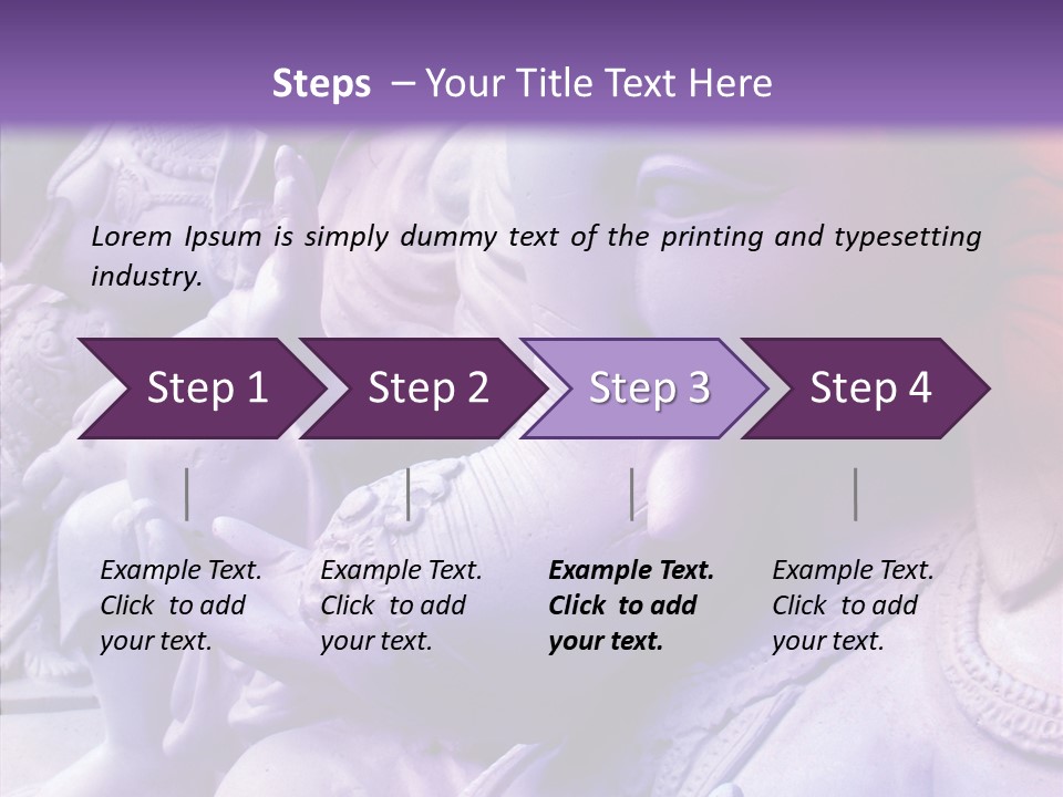 Deity Sculpture Religious PowerPoint Template