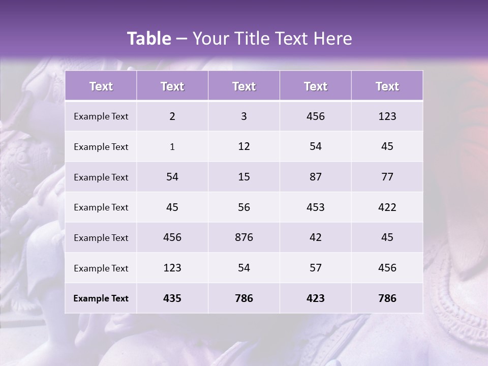 Deity Sculpture Religious PowerPoint Template