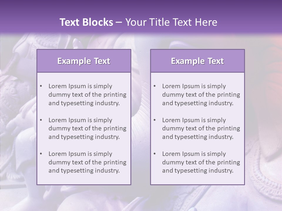 Deity Sculpture Religious PowerPoint Template