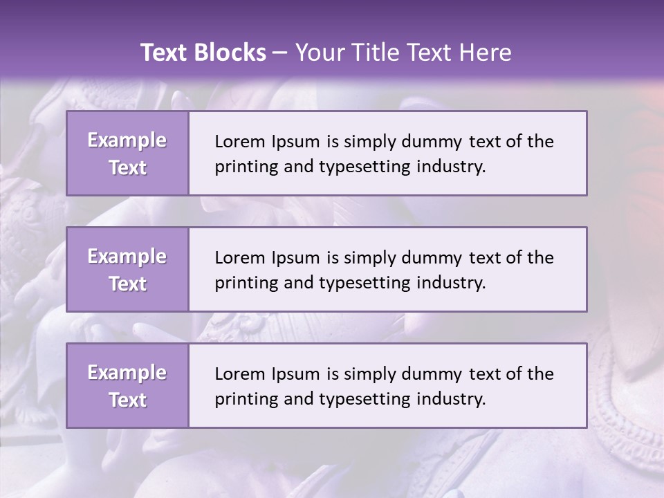 Deity Sculpture Religious PowerPoint Template