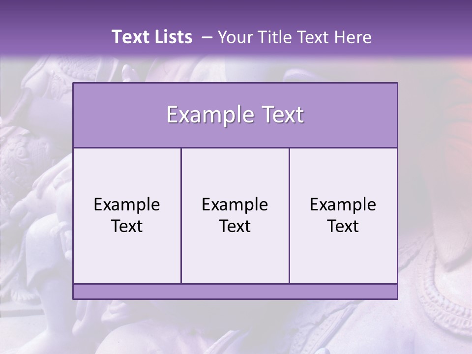 Deity Sculpture Religious PowerPoint Template