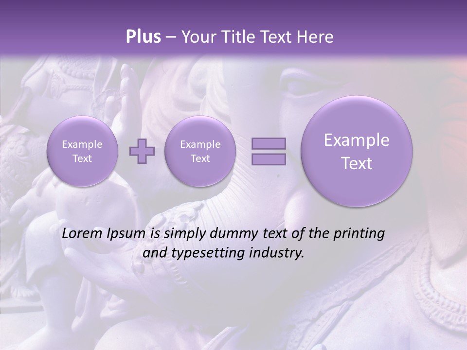 Deity Sculpture Religious PowerPoint Template