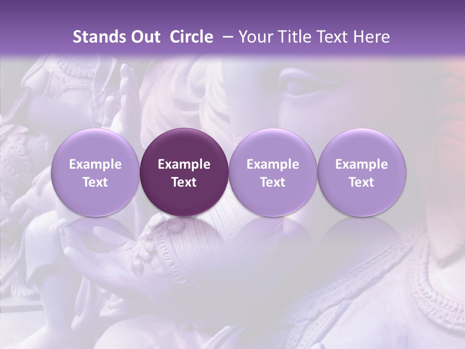 Deity Sculpture Religious PowerPoint Template